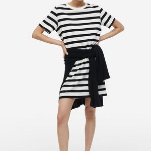 H&M striped tshirt dress